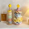 Wooden Hair Scrunchies Organizer Hair Band Display Stand Headband Bracelet Holder Hairpin Organizer Storage Shelf