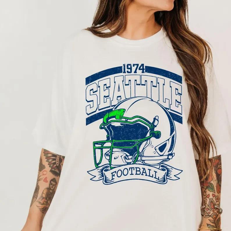 Seattle Football Shirt Game Day Tee | Sunday Seattle Team Fan T-Shirt Unisex T-Shirt L