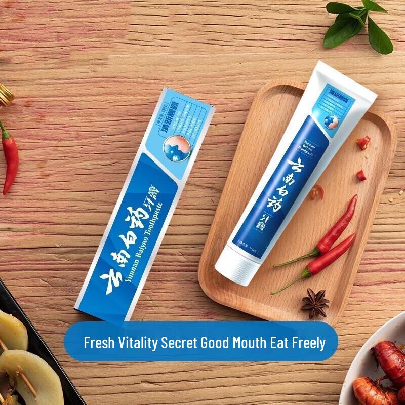 Yunnan Baiyao Morning Dew Fresh Breath Toothpaste 6-Pack