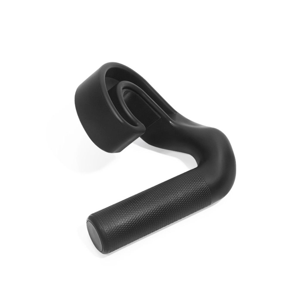 1 Pair 45° Fitness Grip Handle Hook Type Weightlifting Grip Handle Gym Sport Handle Back Pull