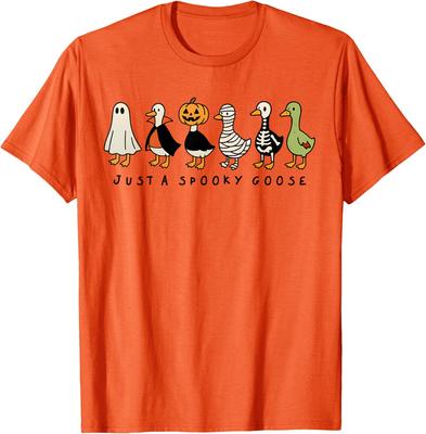 Just A Spooky Goose Halloween Silly Goose Funny Halloween Unisex T-Shirt