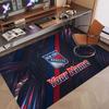 Custom Rug New York Rangers Pattern Print Name Text Soft Non‑Slip Floor Carpet for Home Indoor Decoration