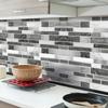 Self-adhesive 3D Wall Tile Fish Scale Waterproof Wall Sticker PVC Mold Resistant Kitchen Backsplash For Kitchen Bathroom