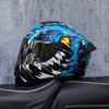 Imitation Street Car Helmet Men's Motorcycle 3C Electric Vehicle Full Helmet Autumn and Winter Knight Double Mirror Riding