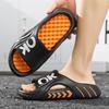 Ciabatte da massaggio estive da uomo, sandali da interno ed esterno, scarpe casual da spiaggia, suola morbida, infradito da uomo, sandali da uomo, taglia grande 47