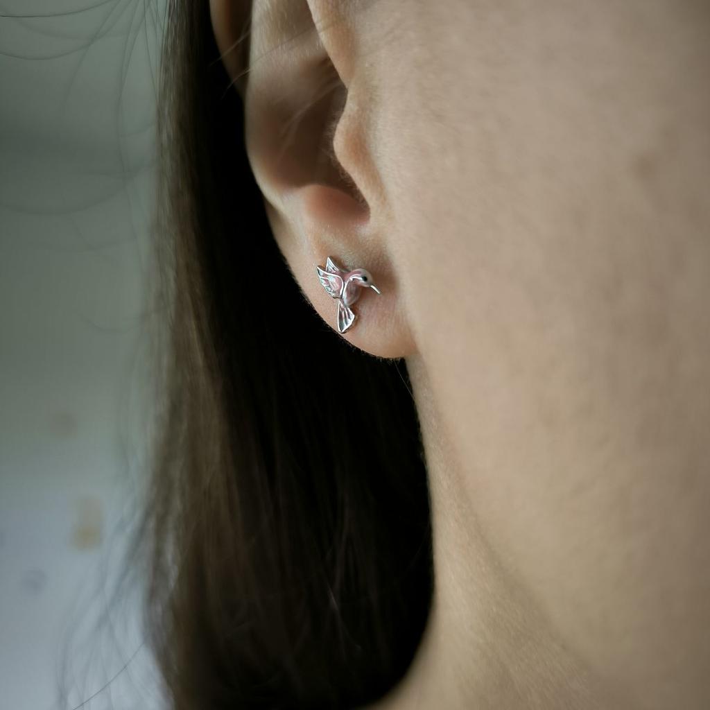 Silver Earrings with Enamel (60002247)