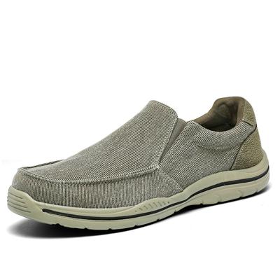 Men Summer Casual Loafers Leather Mesh Breathable SlipOn Casual Quality High Brand Canvas Shoes Alpargatas Hombre Espadrille Slip Non