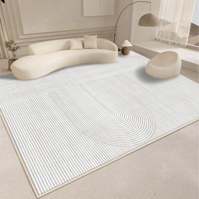 Modern Style Living Room Decoration Line Carpet Fluffy Soft Rugs for Bedroom Abstract Design Plush Rug Home Thickened Floor Mat