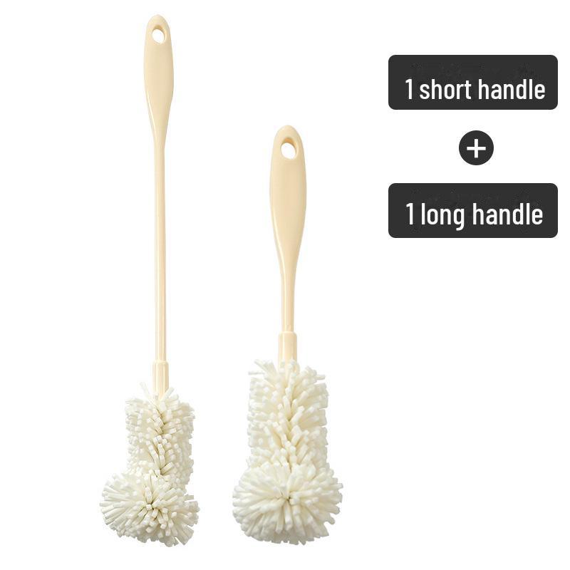 Flaschenbürste mit langem Griff für gründliche Reinigung - Entfernt Teerückstände mühelos.