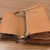 Johnature Echte Leder Damen Tasche Retro Postboten Tasche Vielseitig Weiches Rindsleder Einfarbige Umhängetasche