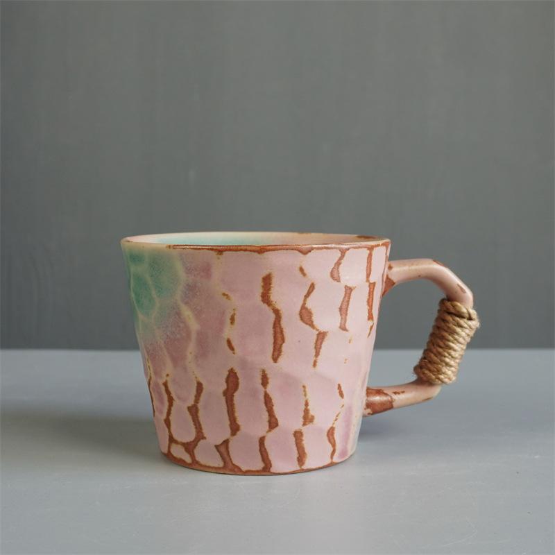 Zhaijifeng ceramic mug Creative ceramic cup cross-border source household kiln water cup high-value coffee cup