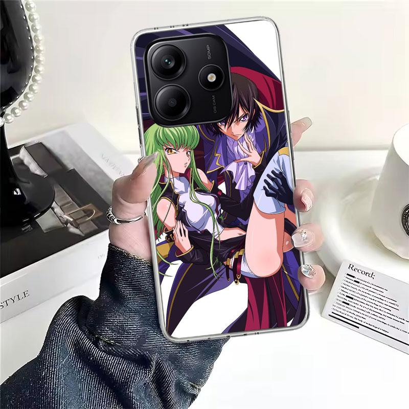 Code Geass Anime Weiche Handyhülle Für Xiaomi Redmi Note 15 14 14S 13 12 Pro Plus 12S 11 11S 11E 10 10S 11T 5G Fundas Coque Redmi
