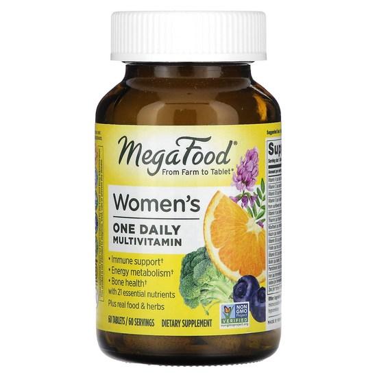 Megafood Multivitamin Women's One Daily 60 Tablets, 60 Tablets, 1 unit,Korean Health Food