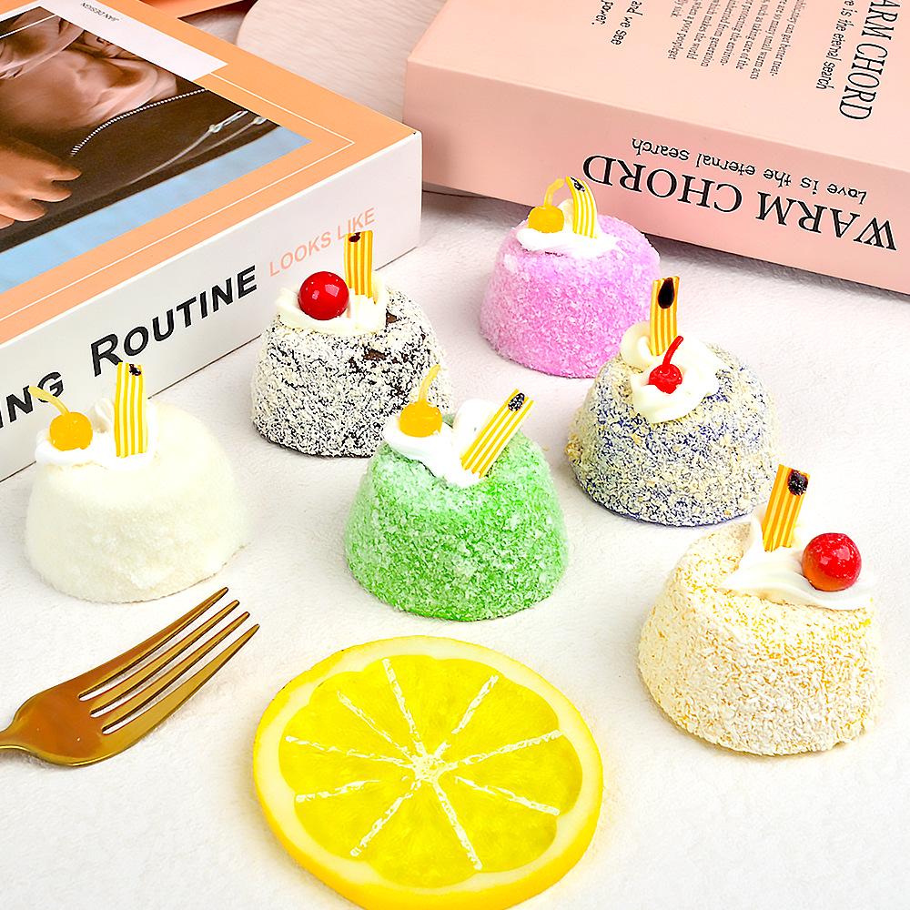 Slow Rebound PU Steamed Bun Squeeze Toy Fridge Magnet