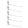 50Pcs Supermarket Shelf Hook Iron Strong Wear Resistant Flat Tip Peg Board Hook Slatwall Hanger