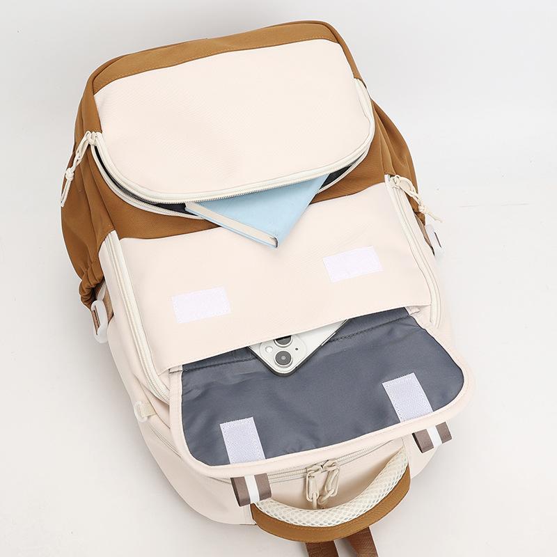 Girl'S School Backpack With Purse Niche Ins Style Harajuku Campus Student Backpacks Primary Schoolbags Student Bookbag