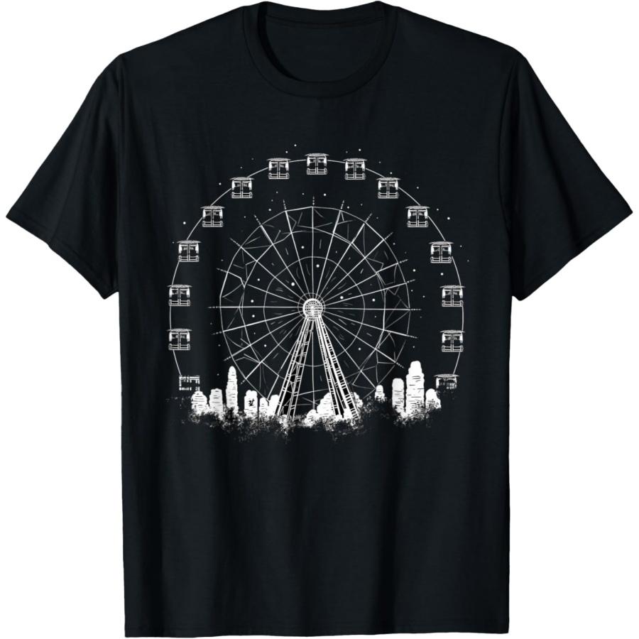 

Ferris Wheel Carnival Festival County Fair Amusement Park T-Shirt(3) S
