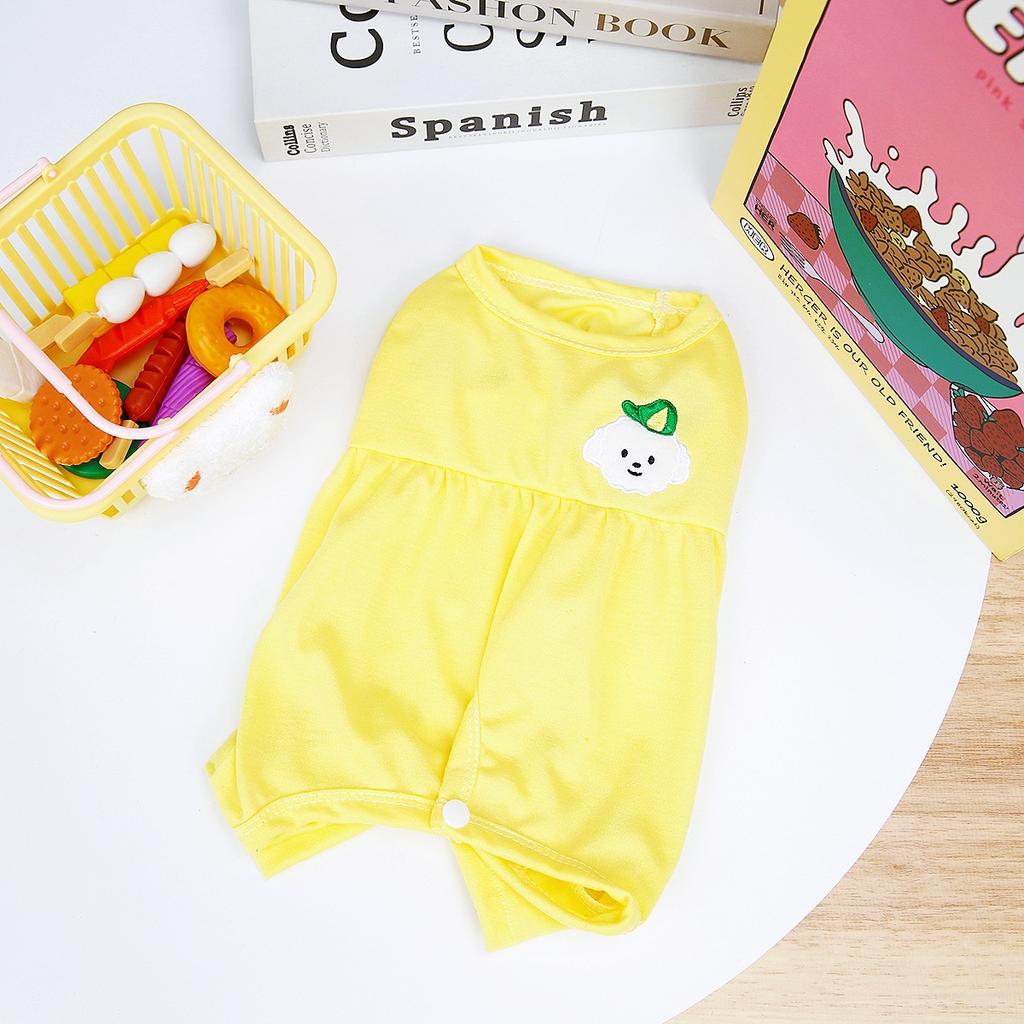 2023 Spring and Summer Four-legged Home Clothes Pet Clothing Dog Clothes Dog Spay and Neuter Clothing Dog Pajamas Kawaii Clothes