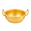 ZISIZ Dual-Handle 3-Compartment Alloy Dipping & Serving Dish