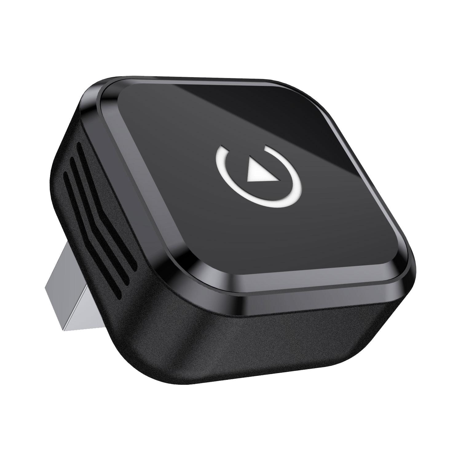 

2 in1 Wired to Wireless CarPlay Adapter Plug & Plug Auto Connect Converts for Wired Cars Compatible CarPlay & Android Auto чорний