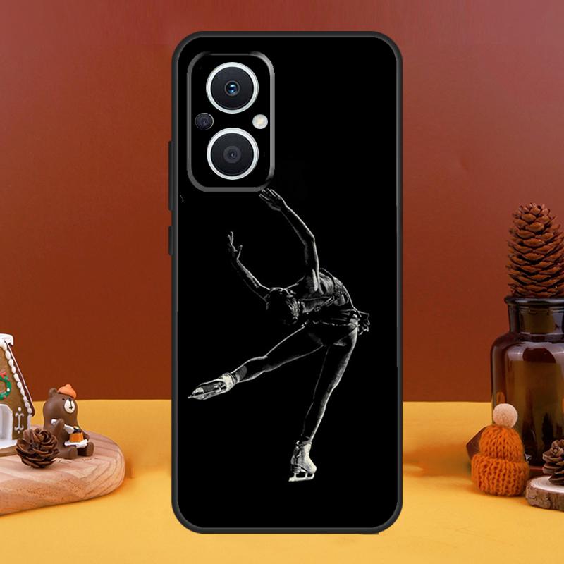 Figure Skating Ice Skating Case For OPPO Reno 10 Pro 11 F 4 5 6 7 8 Lite 4Z 5Z 8T OPPO Find X5 X2 X3 Lite X6 Pro Cover