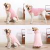 Reversible Large Dog Clothes Soft Fleece Sweater Jacket For Medium Big Dogs Golden Retriever Labrador Coat Costume Pet Outfits