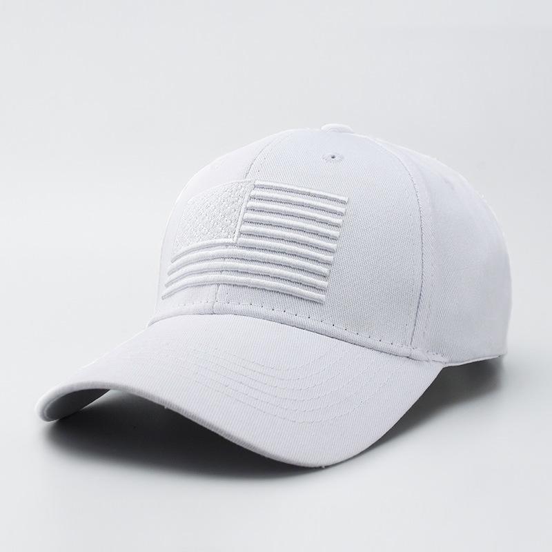Hot sale High quality American Flag Embroidery Baseball Net Caps Spring and Summer Outdoor Adjustable Casual Hats Sunscreen Hat