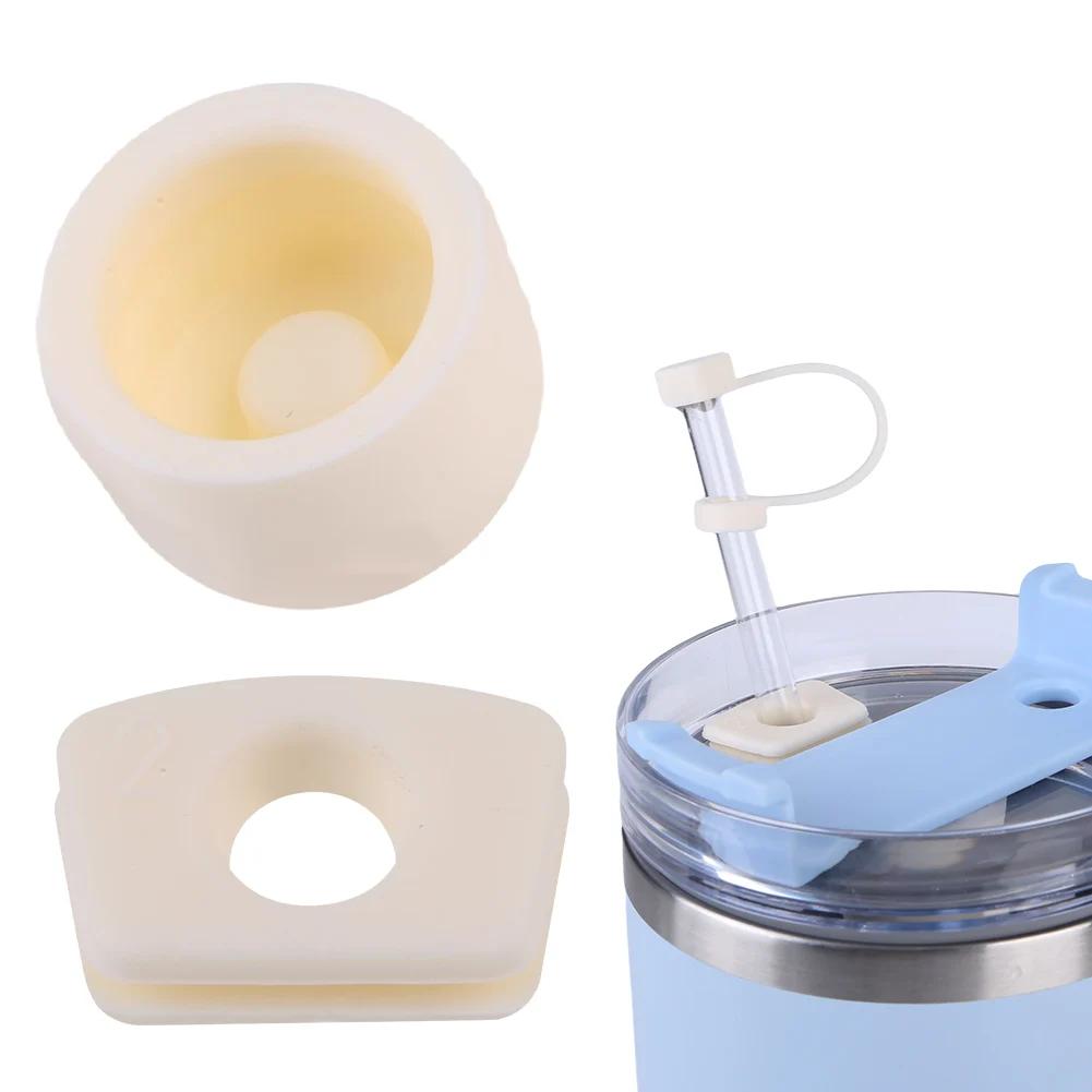 Silicone Cover for Stanley Cup Accessories 30/40oz Tumbler Water Bottle Protective Bottle Boot Sleeve & Straw Cover Cap
