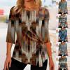 3/4 Sleeve Tops For Women Summer Asymmetric T-Shirt Slim Fit Casual Tops T Shirt Pullover Tops T Shirts Summer Tops Three Quarter Sleeve Tops