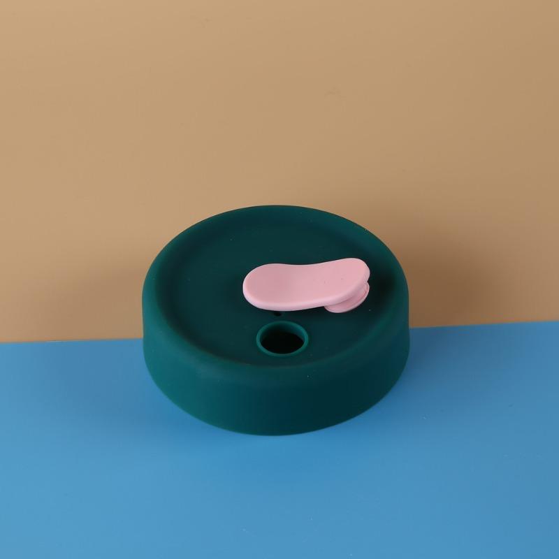 Double-hole Cover, Straw Silicone Cap, Buckle Silicone Cover, Cute, Cartoon, Dust-proof, Can Accommodate Large Straw