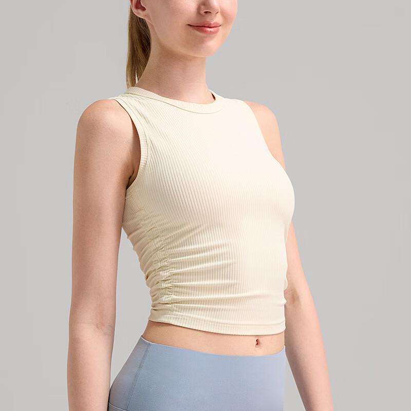 

Women s Slim Fit High Neck Sleeveless Yoga Top L