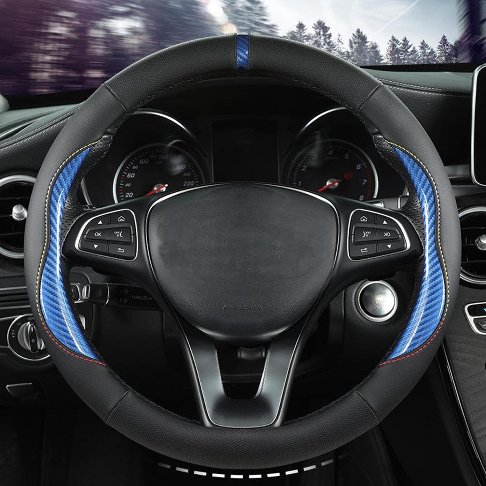 

Daihatsu Copen LA400K / Copen L880K / Atley / Atley Wagon / Hijet Truck Round синий