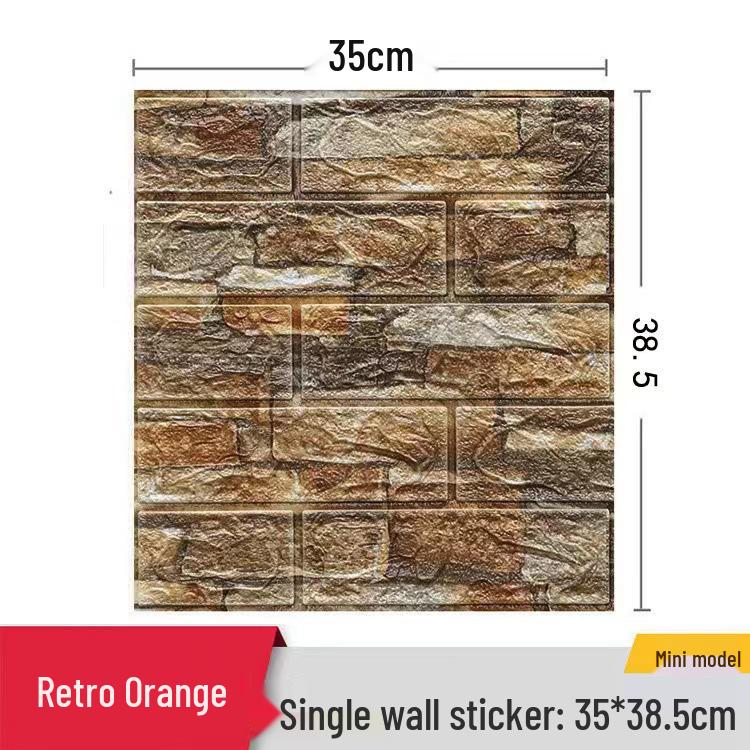 3D Waterproof Foam Wall Stickers for Ceiling and Background Decoration