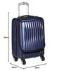 Frequenter Clam Advance Zippered Suitcase, 4-Wheel Carry-On with Locking Bracket, Front Opening, Silent/Mute Casters, 1-216, 34L, 46cm, 3.6kg