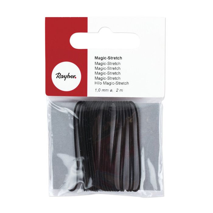 Magic - Stretch, 1,0 mm ø, schwarz, 2 m