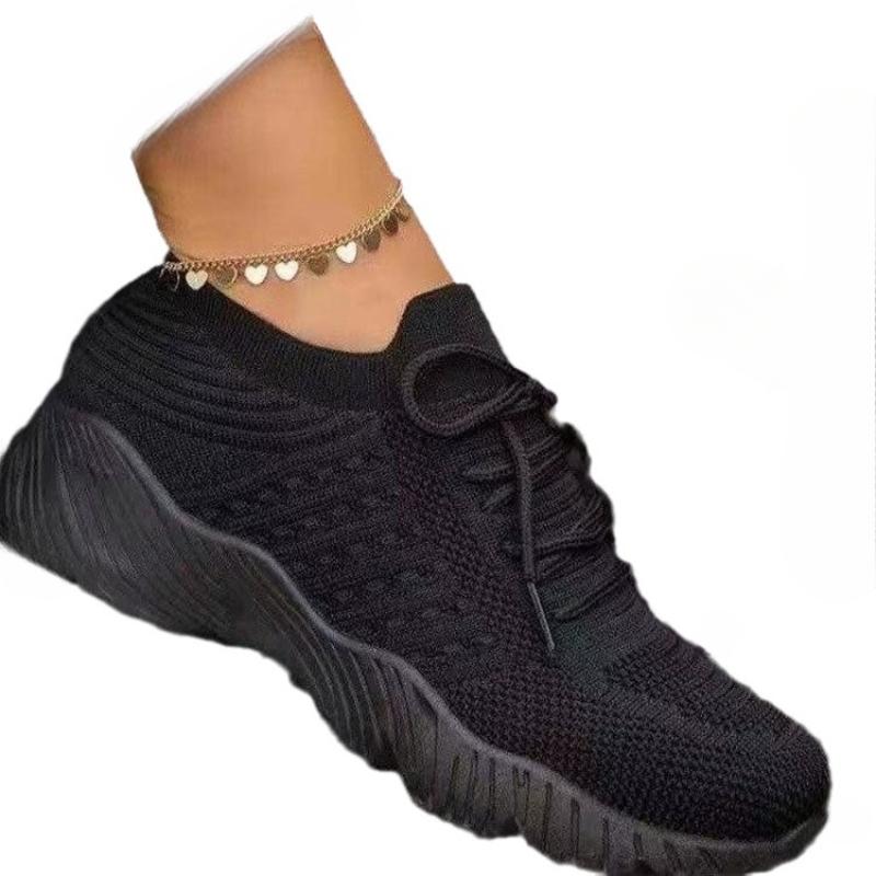 Autumn New Mesh Shoes Ladies Platform Footwear Women Casual Sneakers Breathable Lace Up Female Vulcanized Shoes  Mujer