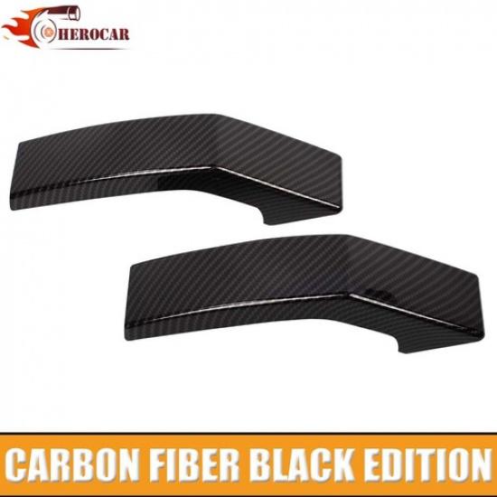 Carbon Fiber Front Bumper Grille Cover Trim Bezels For Ford F150 21+ Accessories