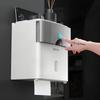 Toilet Tissue Box Waterproof Punch-free Toilet Paper Toilet Paper Rack Toilet Wall-mounted Paper Box Paper Roll