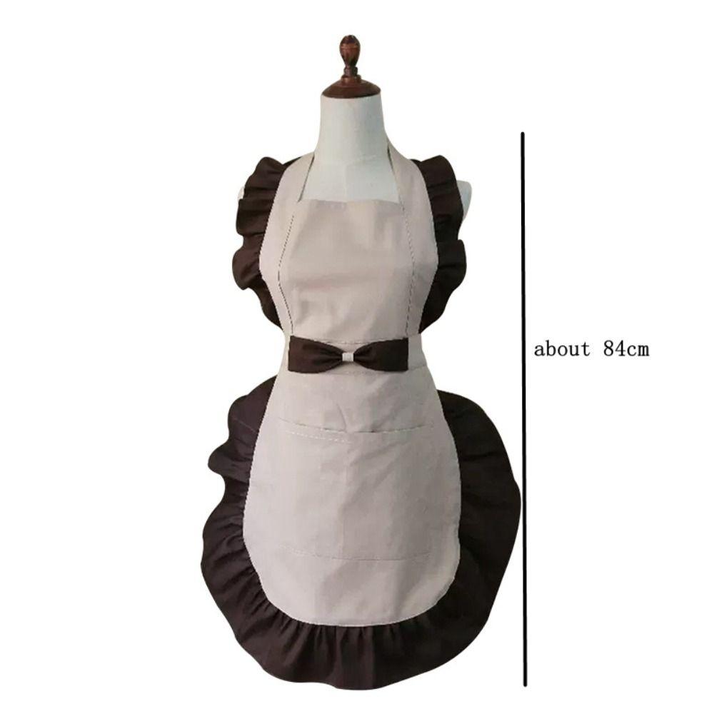 Stain Resistant Cooking Apron Wear-resistant Gardening Apron Lady Sleeveless Apron  Restaurant