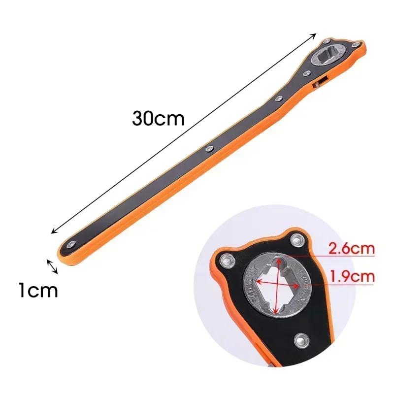 Universal Auto Rad Hand Kurbel Ratsche Schlüssel Garage Reifen Rad Griff Kreuzschlitzschlüssel Auto Arbeitssparende Wagenheber Reifen Reparatur Werkzeug