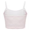 Girls Solid Color Spaghetti Straps Crop Top Ribbed Bra Vest Camisole Sportswear