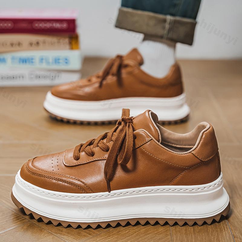 Fashion 2025 Spring New Men's Fashion Trend Retro Style Sports Casual Shoes Comfortable Versatile Thick Soled Non slip Chunky sneakers