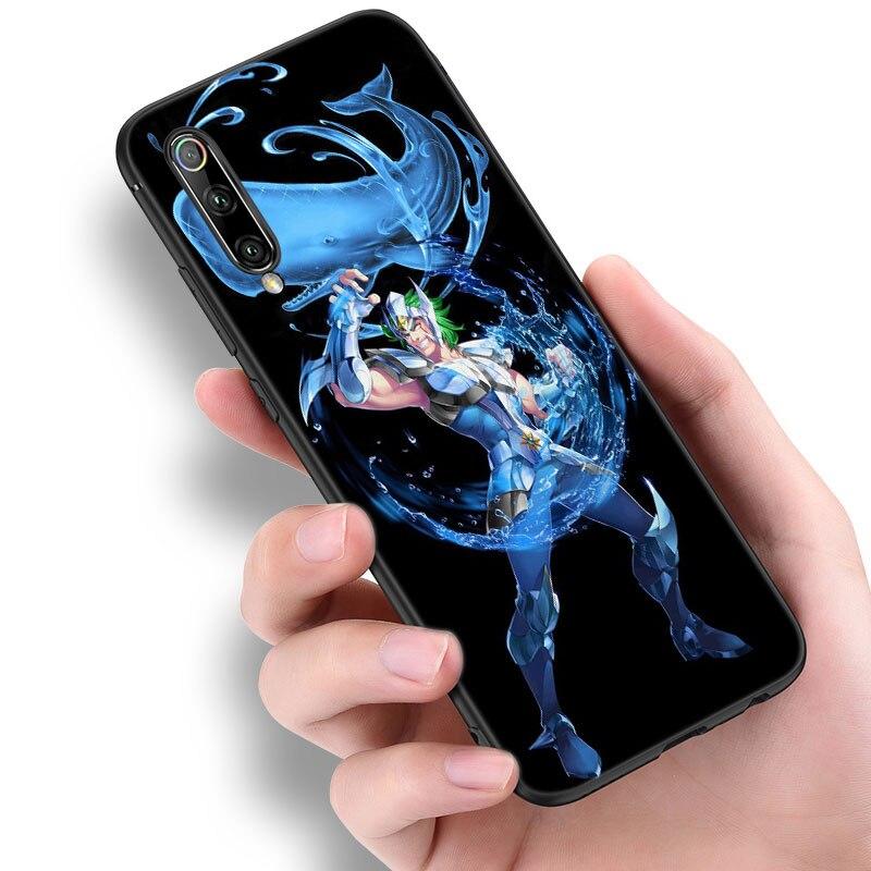 Anime Saint Seiya Knights Phone Case For Xiaomi Redmi 7 7A 8A 9i 9A 9C 10 10A 10C K20 Note 5 6 Mi 8 9 9T Pro A2 Lite A3 6X Mix 3