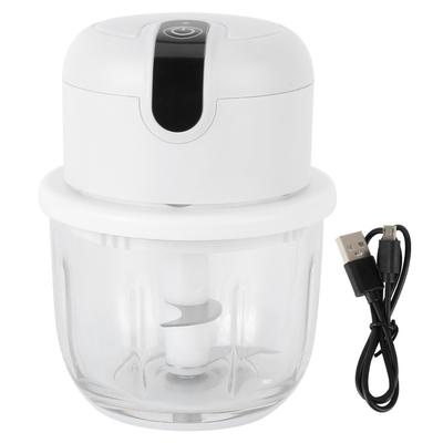 350ML Elektrikli Sarımsak Öğütücü USB Şarj Edilebilir Mutfak İçin Et Kıyma Makinesi