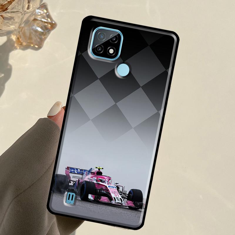 Boy Racer Car For Realme C55 C51 C21Y C25S C75 C67 C61 C53 13 12 10 11 14 Pro Plus GT 6T 6 5 GT7 Pro Case