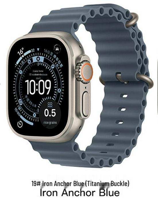 Apple Watch Okyanus Silikon Spor Kordon S9/S10/Ultra