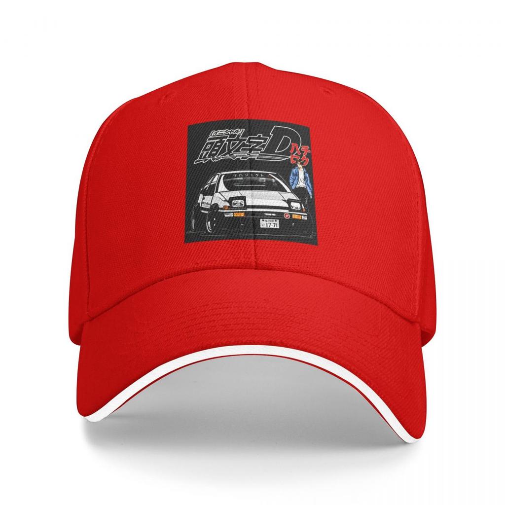 Anime Drift AE86 Initial D Baseballkappen Snapback Baseballmützen Atmungsaktiv Lässig Casquette Outdoor Unisex
