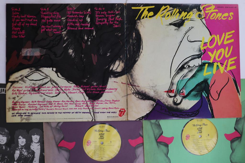 LP Record ROLLING STONES - Love You Live ESS5004748 ROLLING STONES 1979 Japan Rock Used