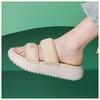 2026 Fashion Brand Summer Shoes Women Sandals Thick Sole Soft Summer Holiday Comfortable Ladies Sandals Non-slip Yellow Black Plus Size 41