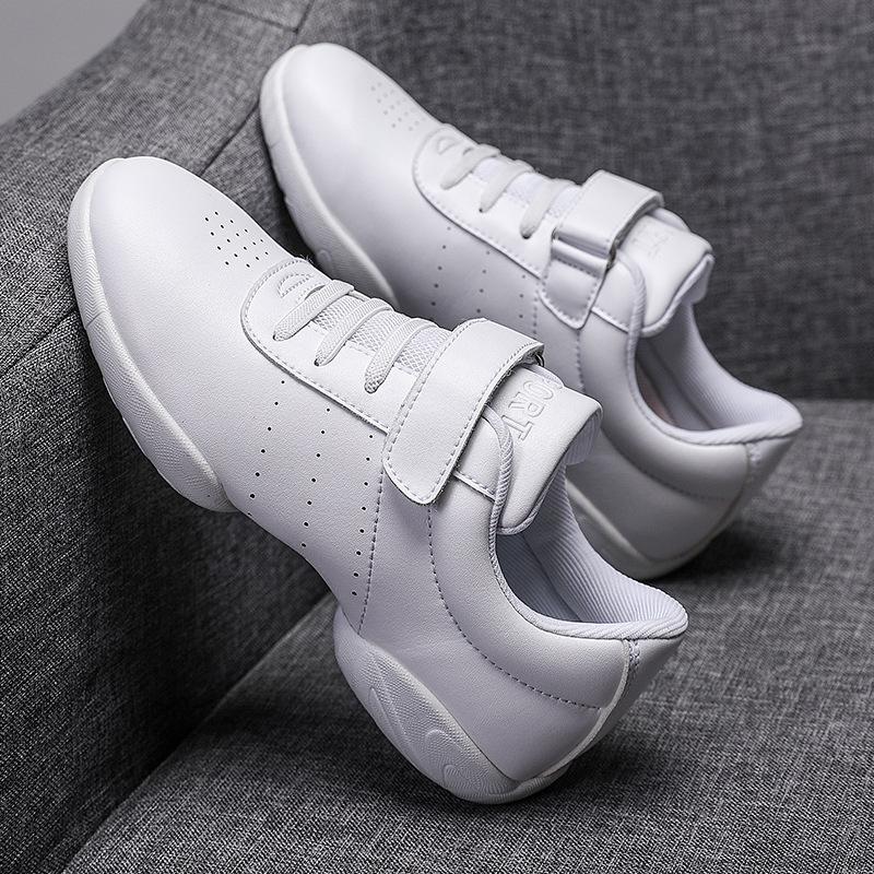 New Children's Competitive Aerobics Shoes, White Cheerleading Shoes, Training Competition Shoes, Dance Shoes, Fashionable Summer Wear
